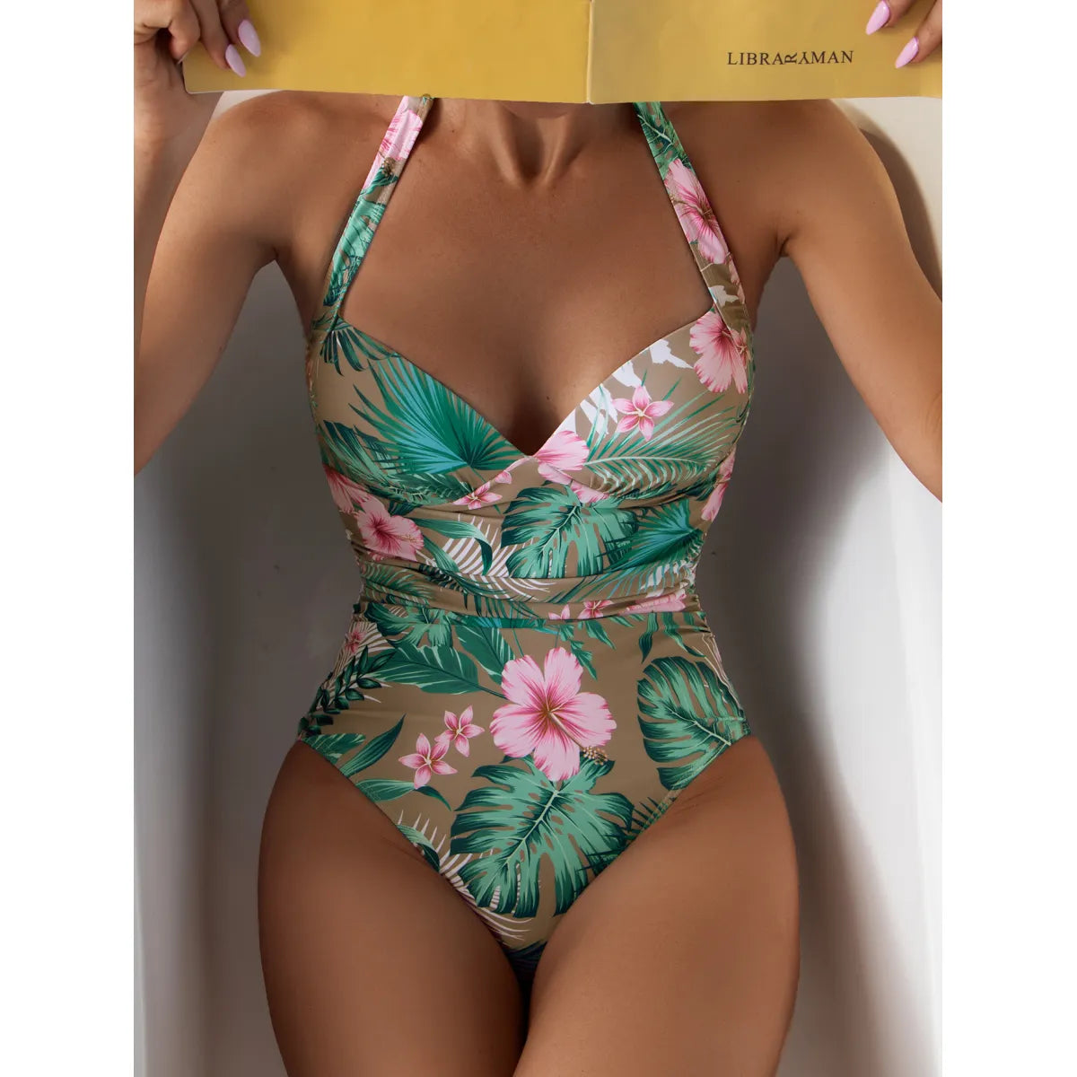 Modest Halter Neck Swimsuit